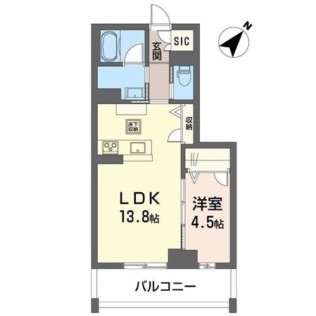 CLASSEUM連坊IIの物件間取画像